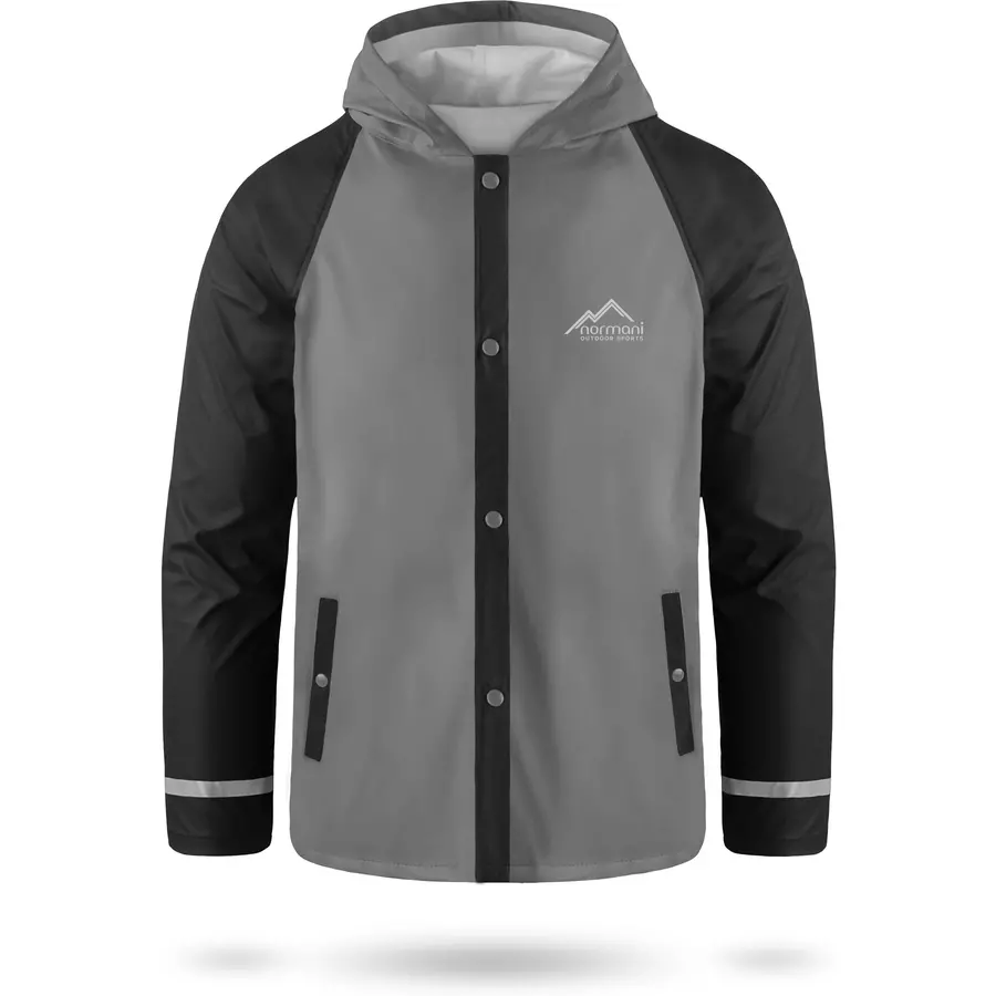 normani Kinder Regenjacke Teelin Grau