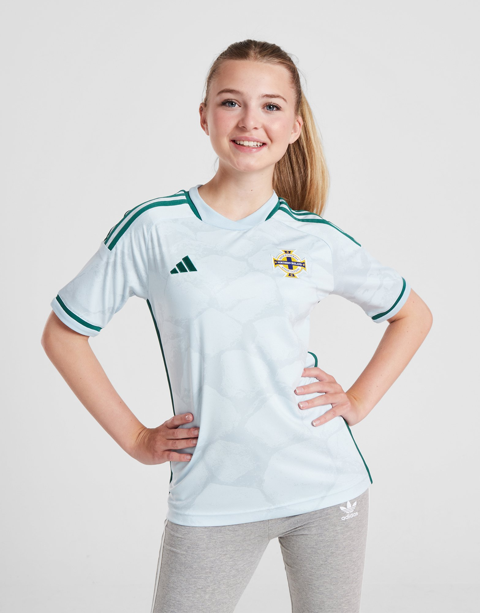 adidas Maillot Extérieur Irlande du Nord 2023 Junior