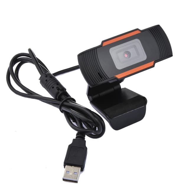 12MP pixels HD 360 Webcam USB PC Bærbar Kamera Sort