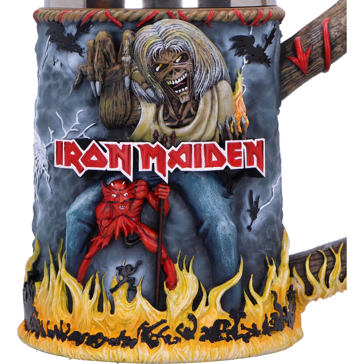 Nemesis Now Iron Maiden krus (Number of the Beast)