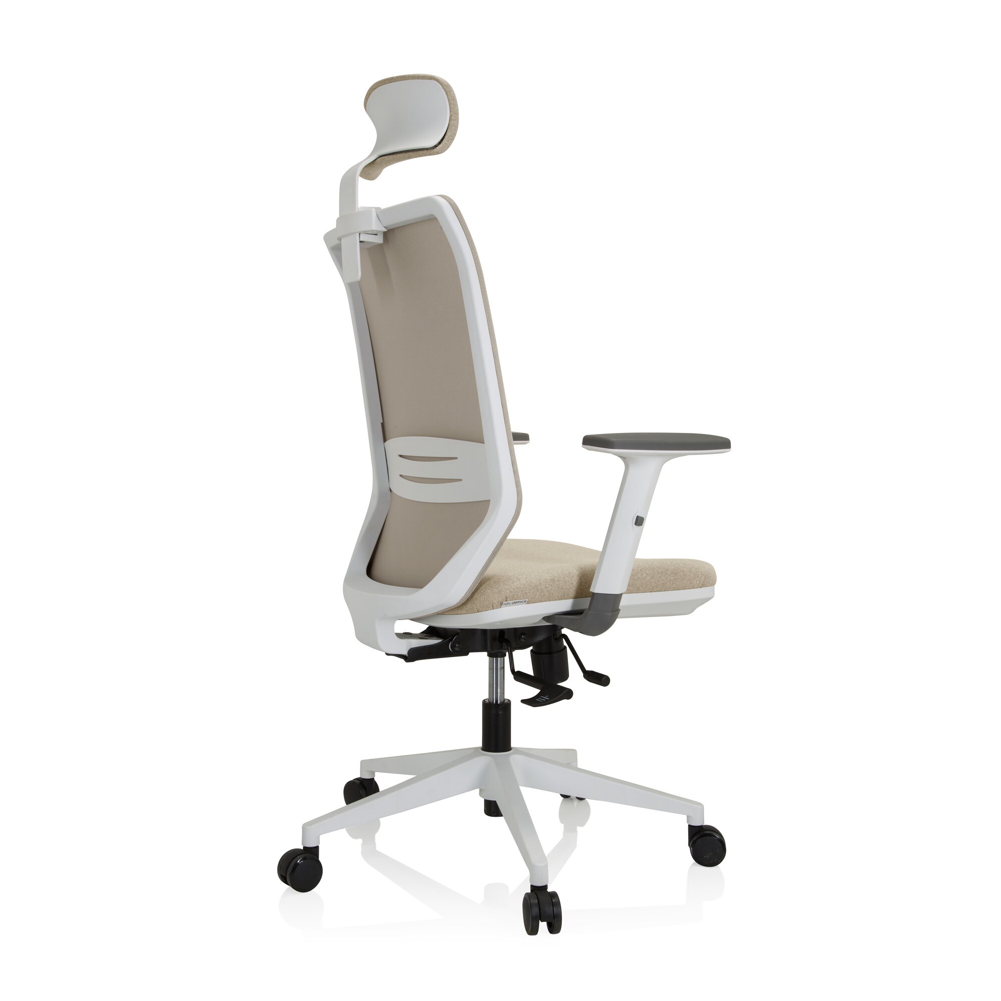 Profi Bürostuhl PROFONDO PRO W Stoff/Netzstoff mit Armlehnen (höhenverstellbar) hjh OFFICE