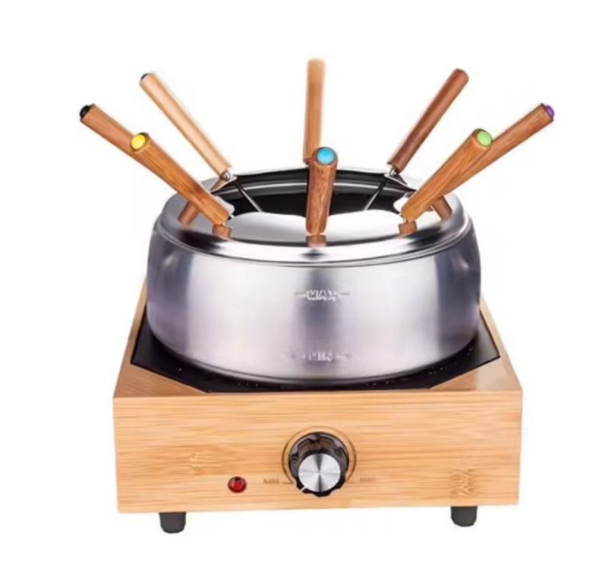 little balance - service à fondue 800w 8 fourchettes - 8320