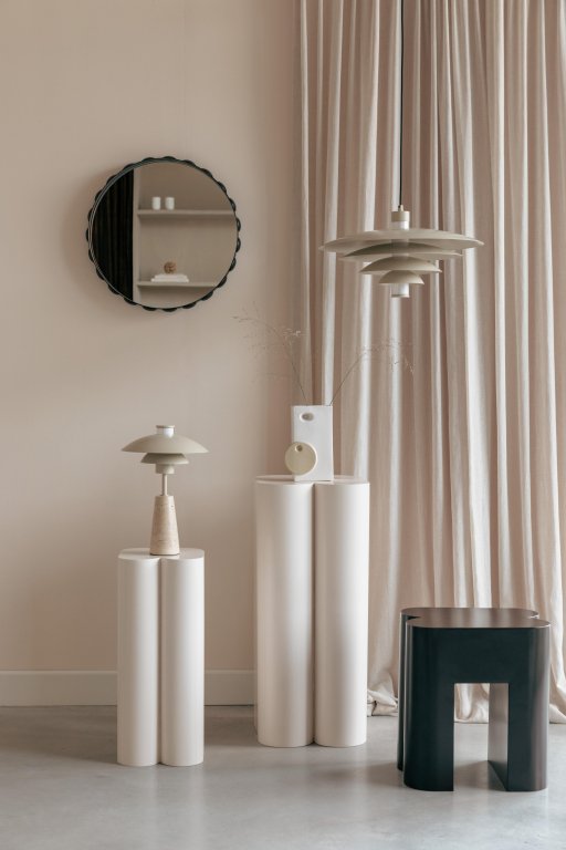 Zuiver Bubbles spiegel beige