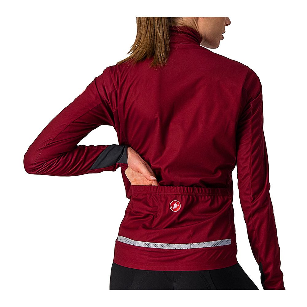 Castelli GO W - Veste Femme bordeaux/brilliant pink