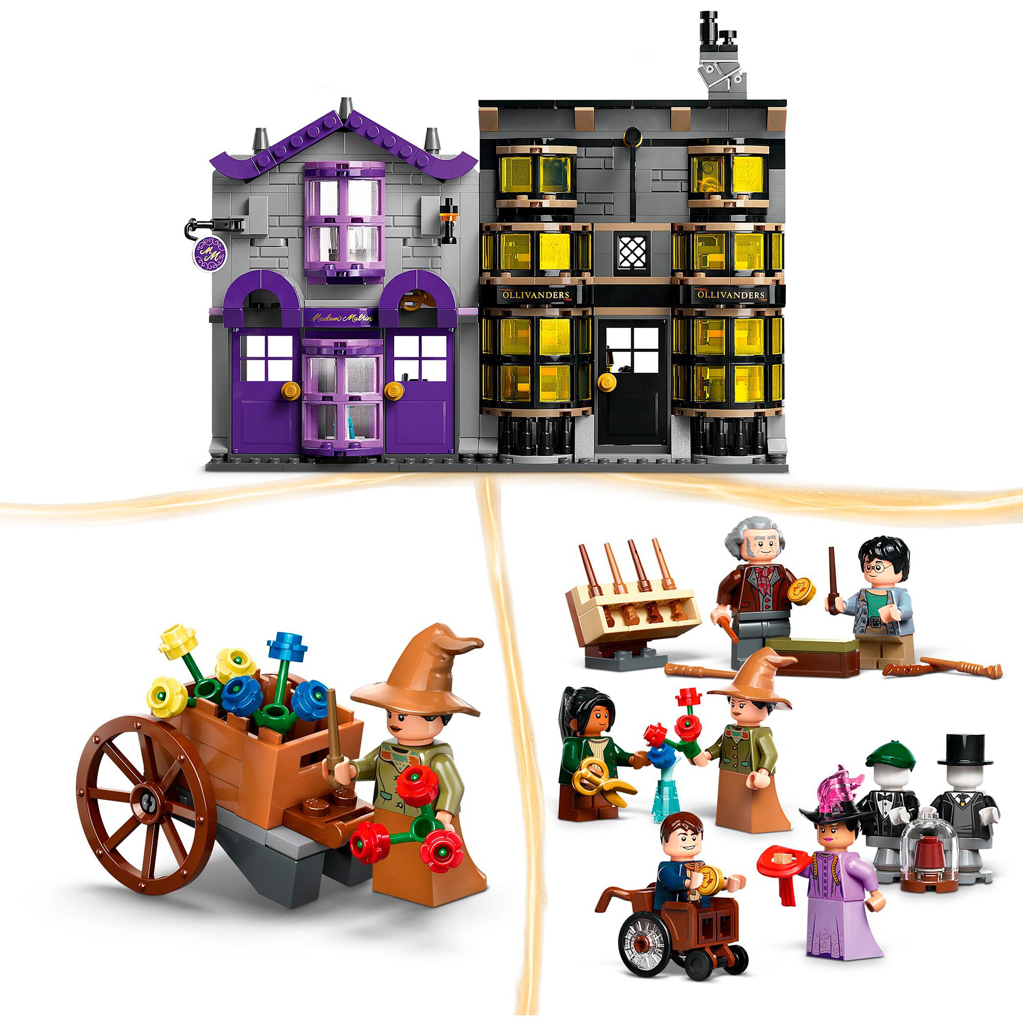 LEGO Konstruktionsspielzeug Harry Potter Ollivanders & Madam Malkins Anzüge