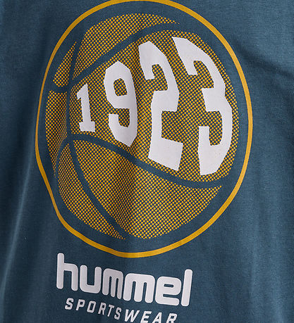 Hummel T-shirt - hmlLeo - Bering Sea