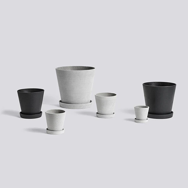HAY  Flowerpot urtepotteskjuler, XXL - grå - Ø: 26 cm.