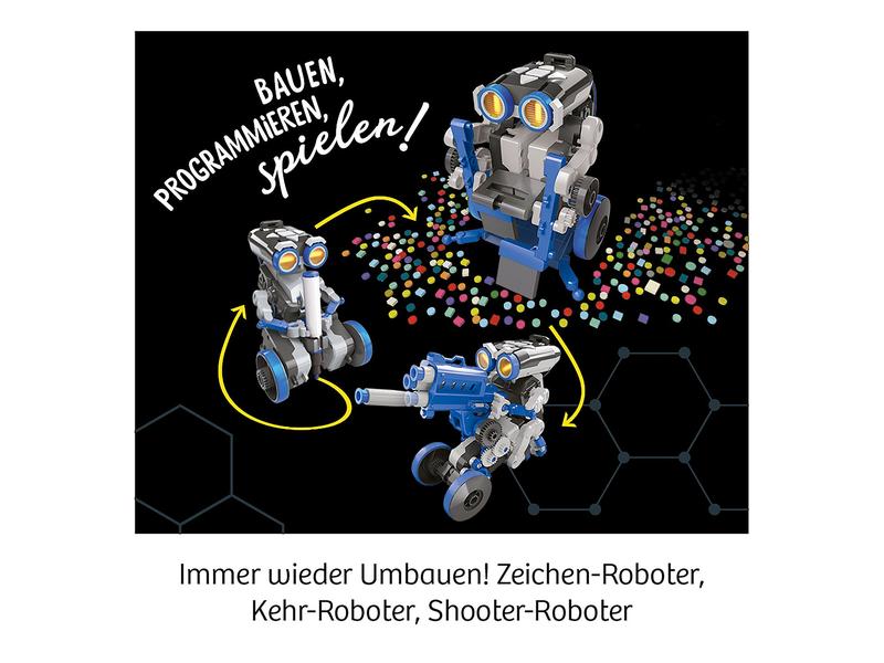 Kosmos Experimentierkasten Morpho - 3-in-1 Roboter Zum Bauen, Programmieren und Spielen