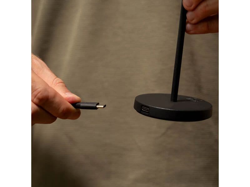 Silwy Tischleuchte Magnet-Leuchte Monaco Schwarz inkl. Plat Moderne Leuchte mit smarter, innovativer Magnetlösung