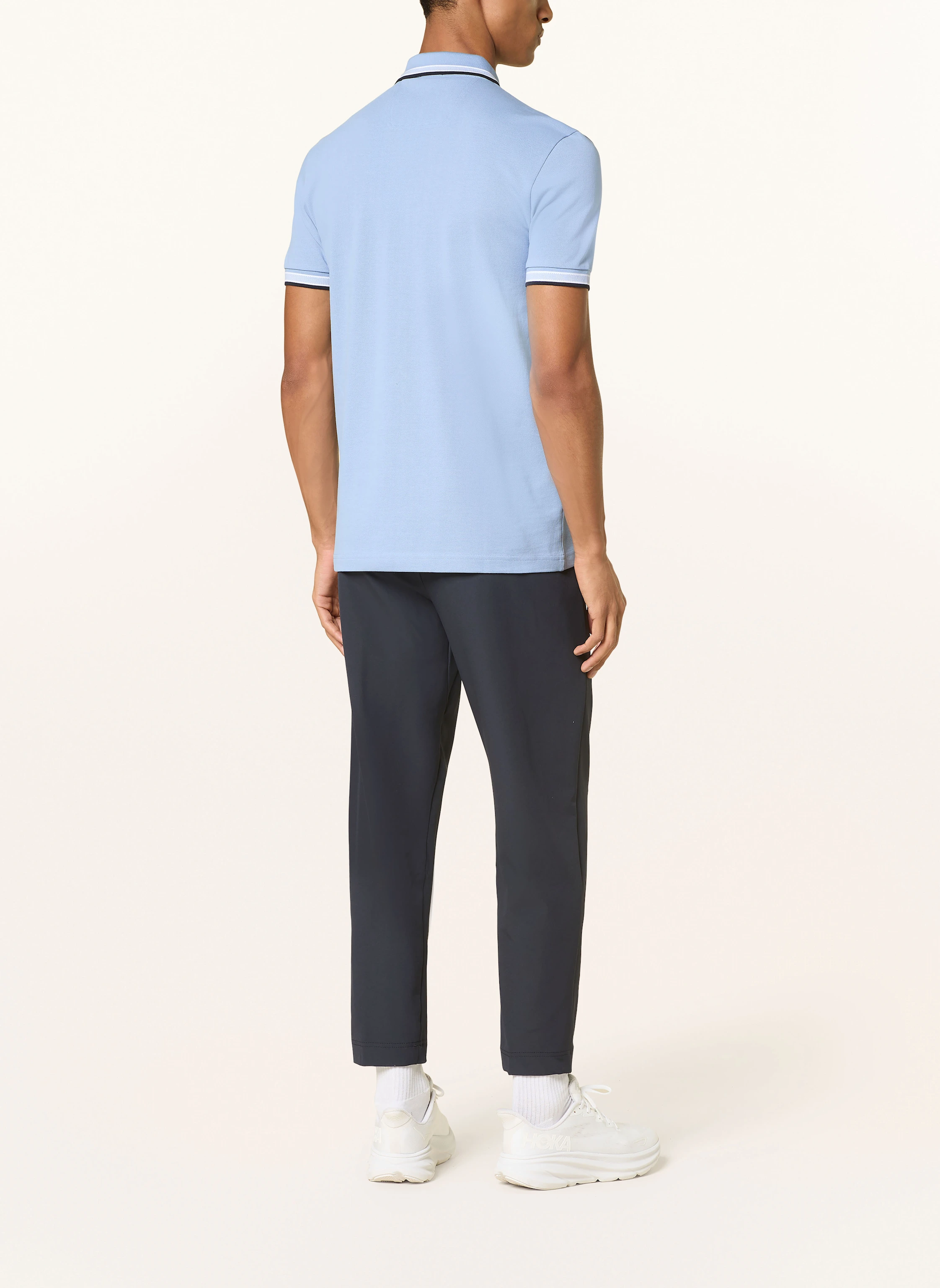 BOSS Piqué-Poloshirt PADDY CURVED Regular Fit