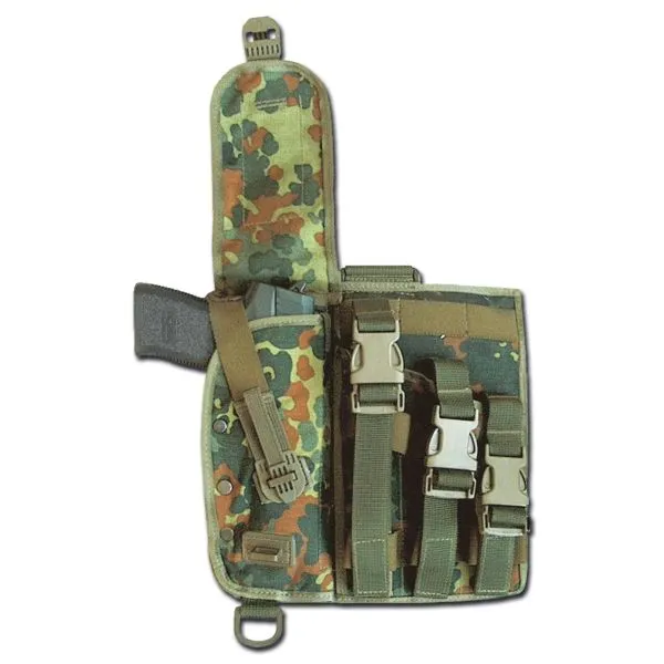 Unbekannt -  Oberschenkelholster P-8 flecktarn