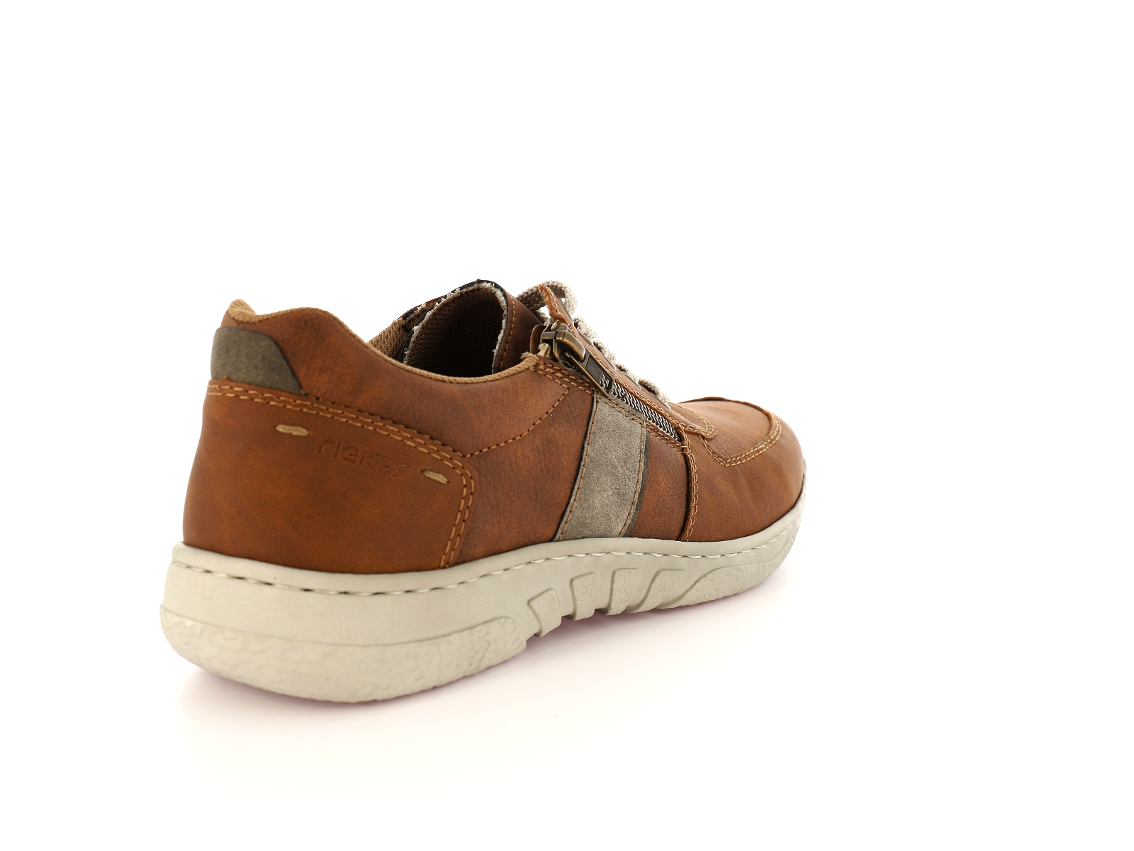 Rieker-03500 Synthétique Marron Clair