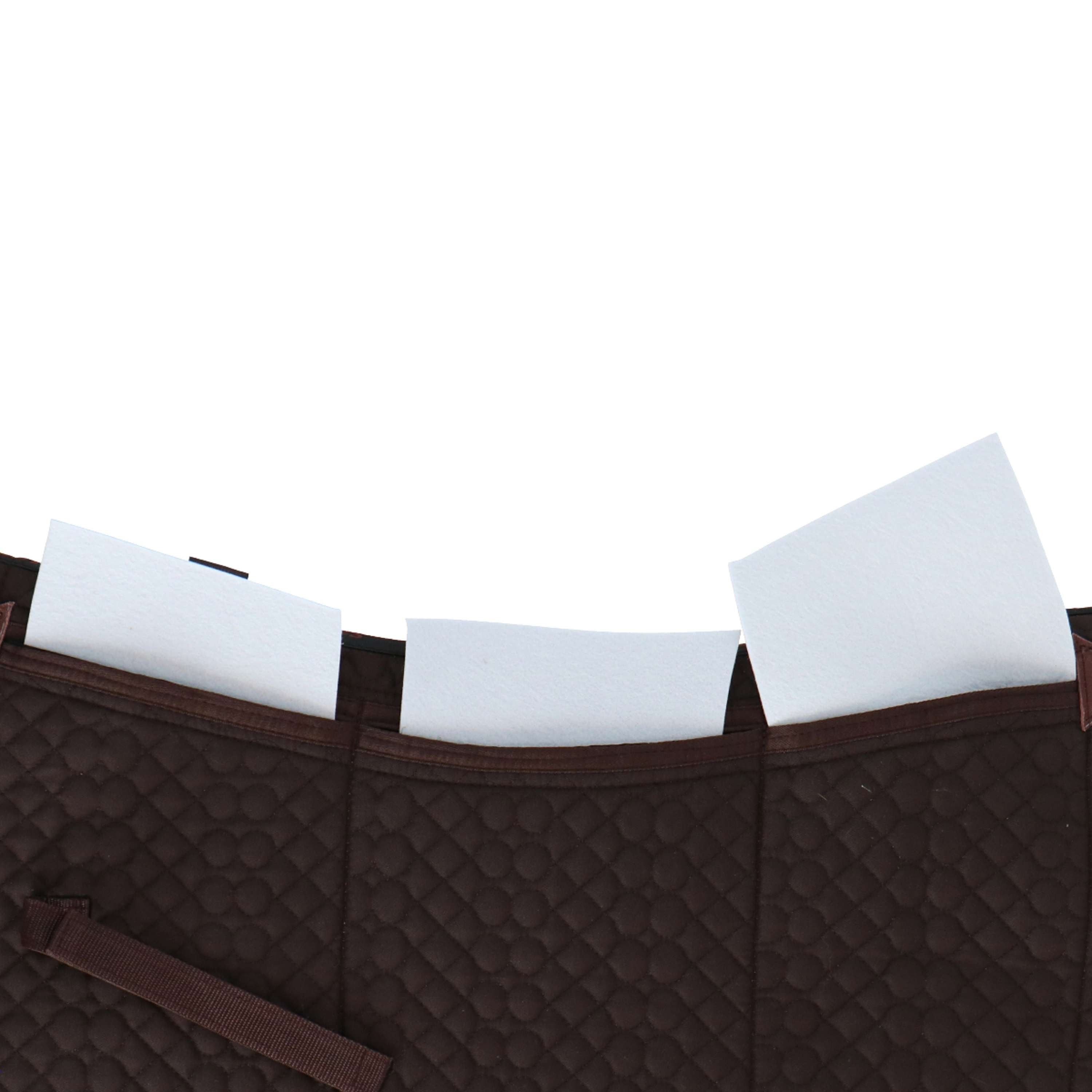 F.R.A. Westernpad De Luxe Extra Volbont 3vaks met Inlagen Bruin/Cappuc