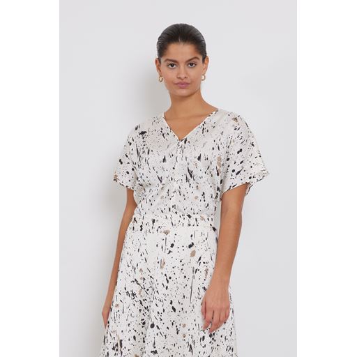 Bruuns Bazaar Acacia Phina Bluse, Paint Print, 44