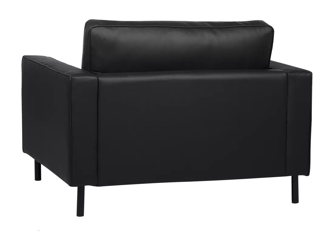 Fauteuil SAVALEN Cuir Noir