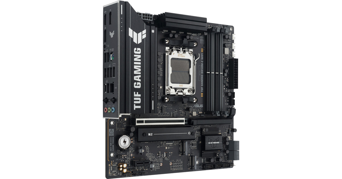 ASUSTUF Gaming B850M-E WIFI socket AM5 moederbord  (2.5 GbE-LAN, Wi-Fi 6E, BT, Sound, µATX)