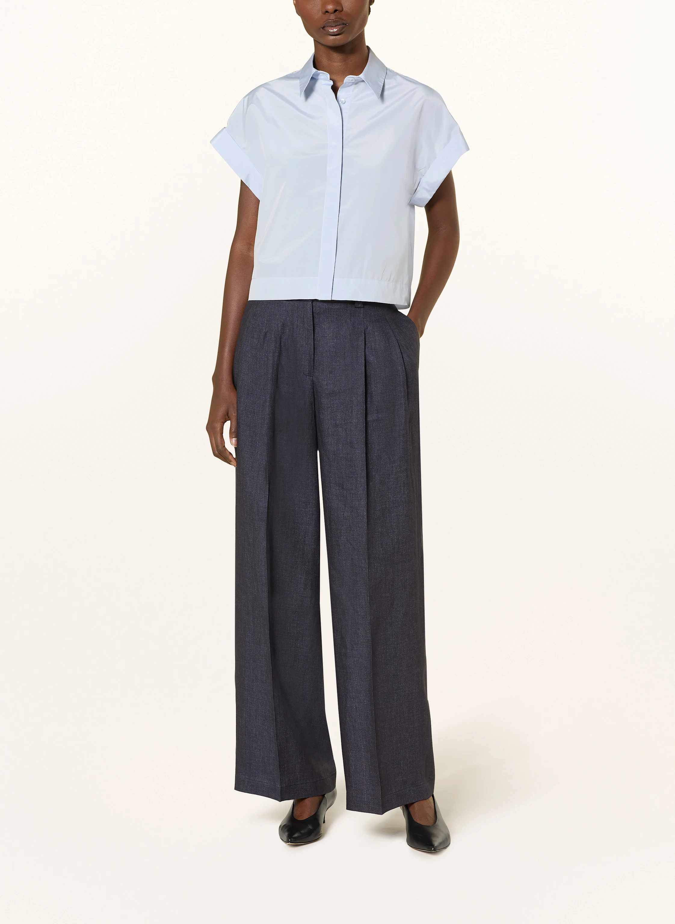 PESERICO Marlenehose aus Leinen
