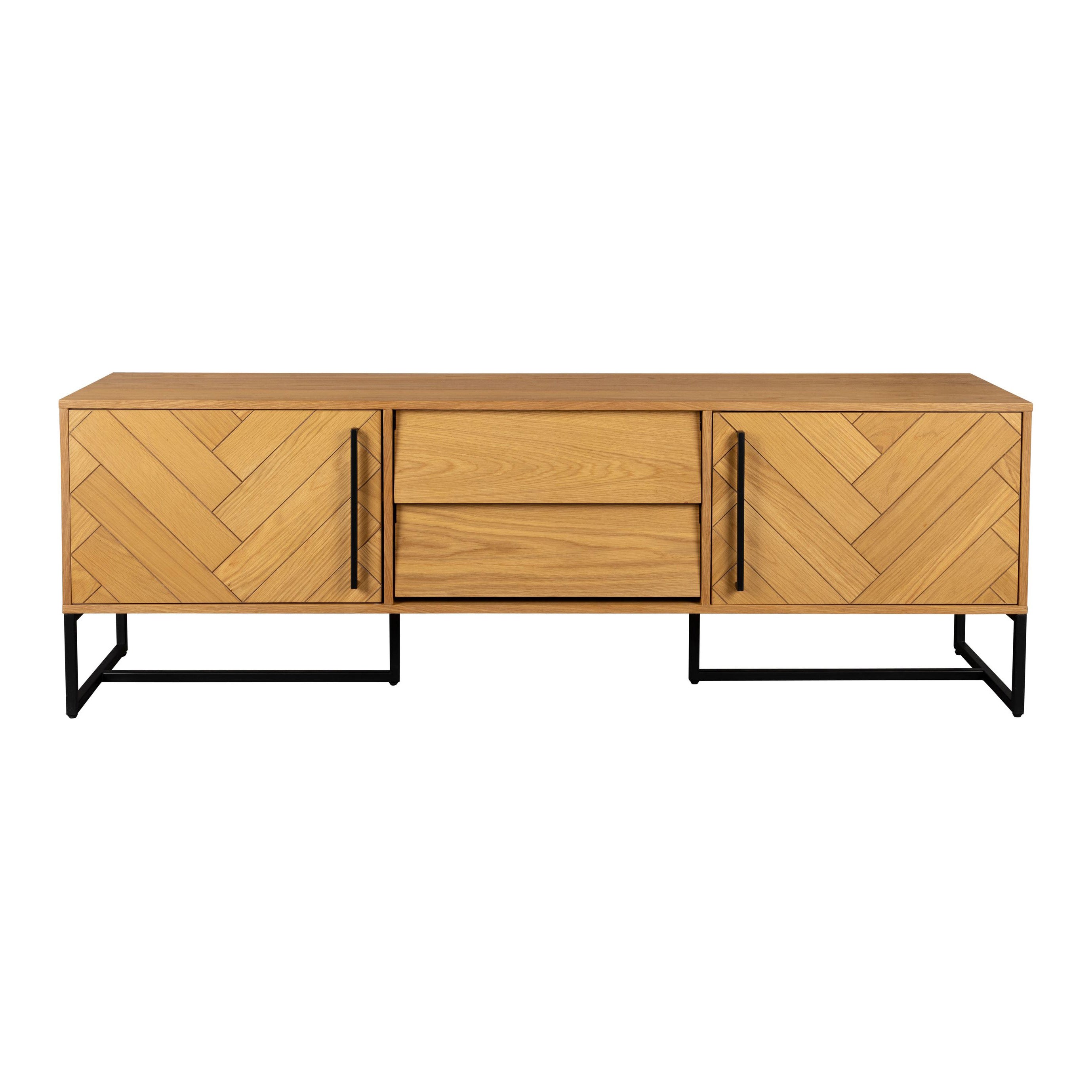 Dutchbone Class Dressoir Laag Eikenhout Bruin