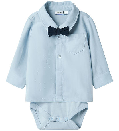Name It Hemdbody l/ä - NbmDenmolle - Himmlisch Blue
