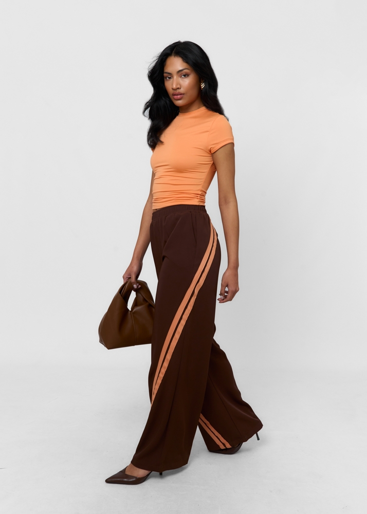 Maan broek choco bruin
