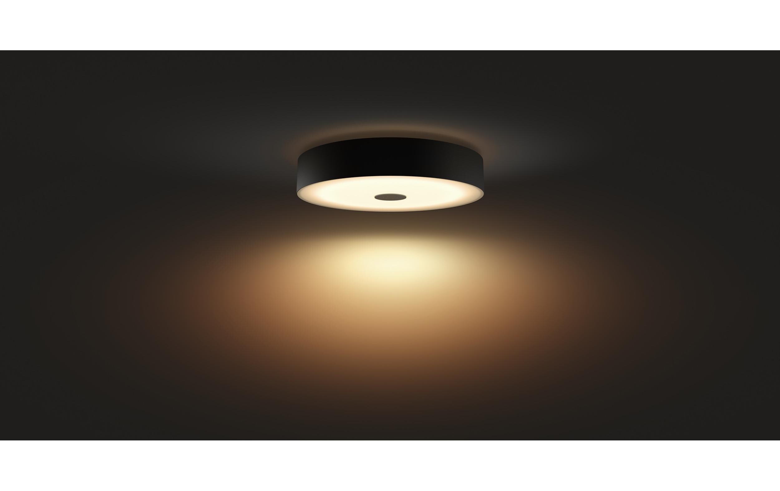 White Amb. Fair Deckenleuchte schwarz 2750 lm + Dimmschalter<br>LED Deckenlampe