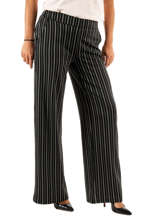 pantalons ichi ruti wide 194008 black