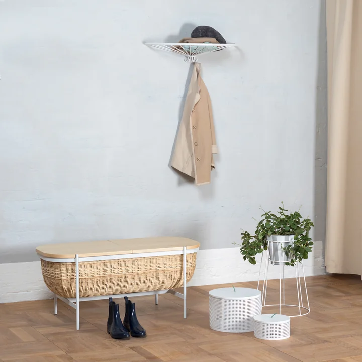 OK Design - Cibele Blumentopfständer H 45 cm, white