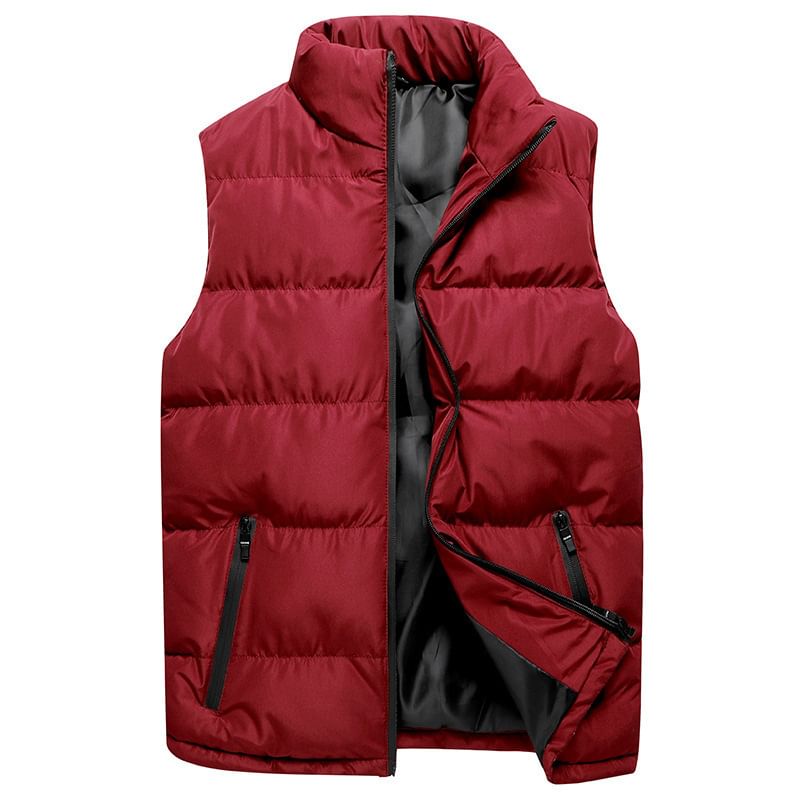 YIKES - Puffervest met opstaande kraag en rits