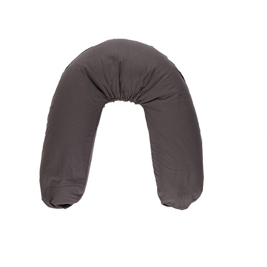 Housse de coussin d'allaitement - Gris anthracite - Doré