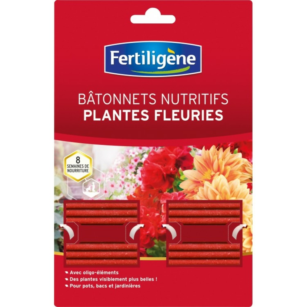 Batonnets nutritifs plantes fleuries - 40 batonnets
