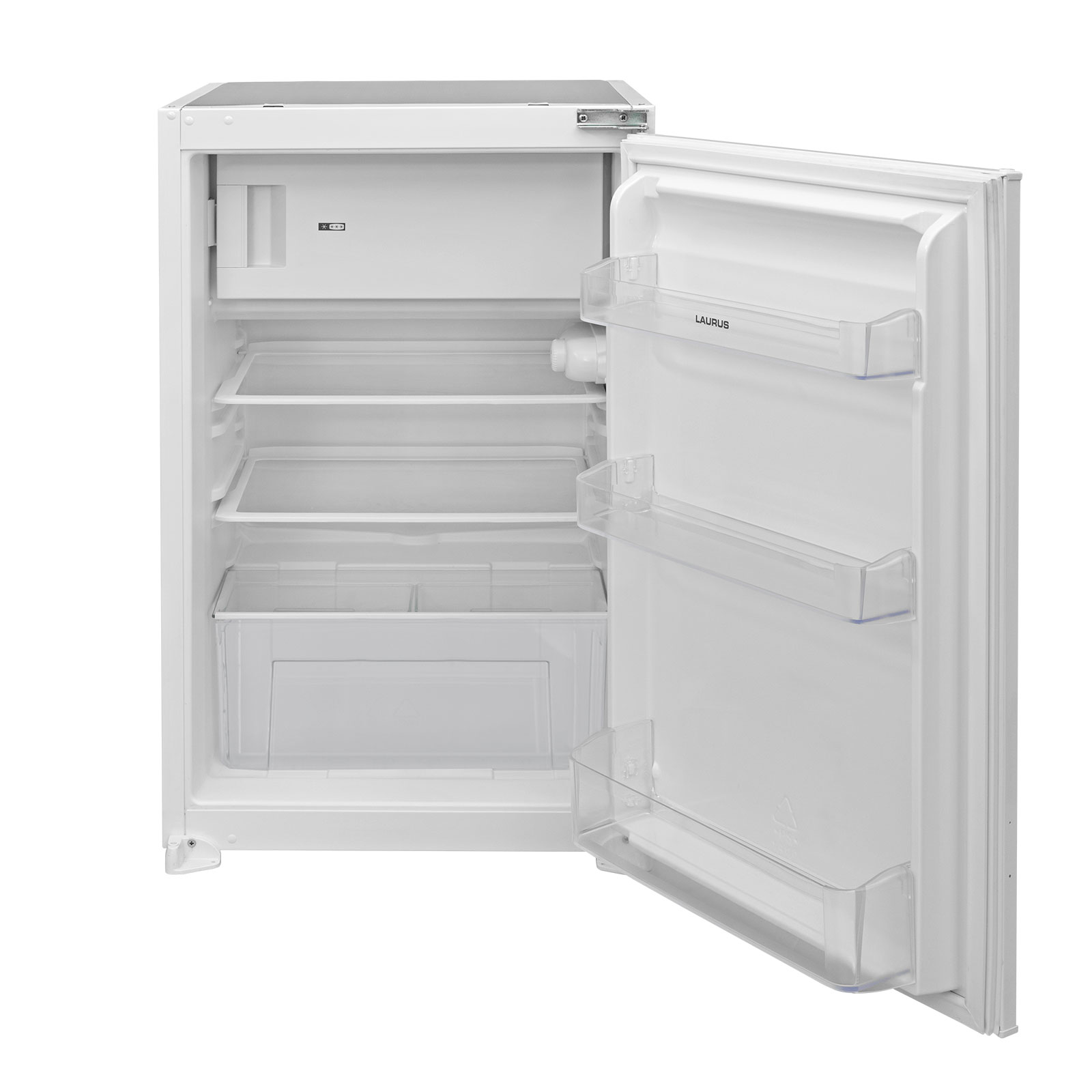 Küchenblock - weiß - Evoke Eiche - mit E-Geräten - 180 cm