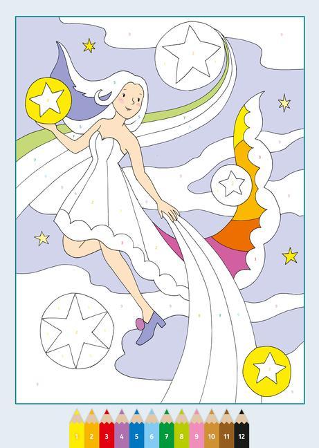 Ravensburger CreArt Malen nach Zahlen ab 5: Regenbogenland, Malbuch, 24 Motive