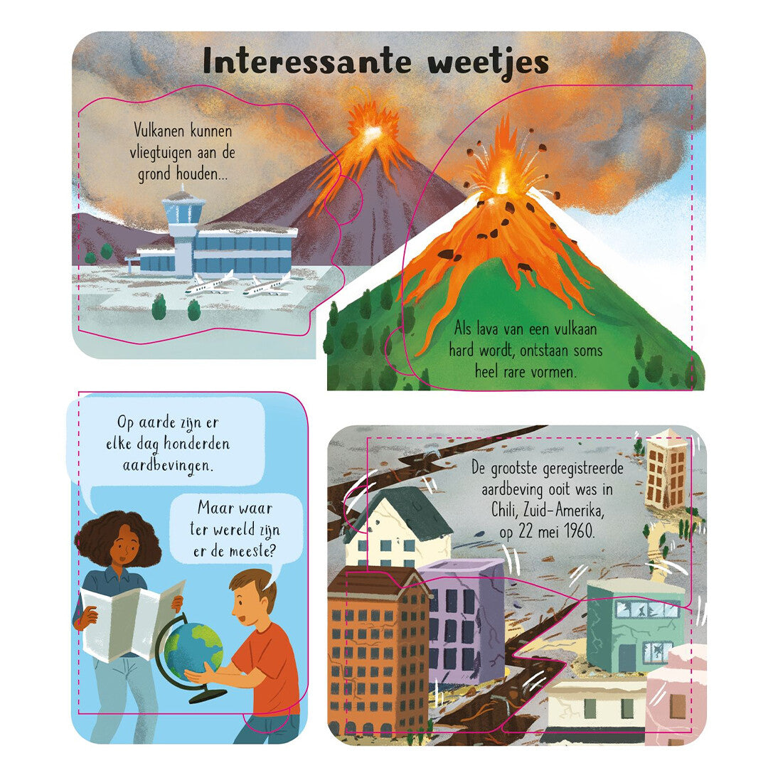 Uitgeverij usborne vulkanen en aardbevingen