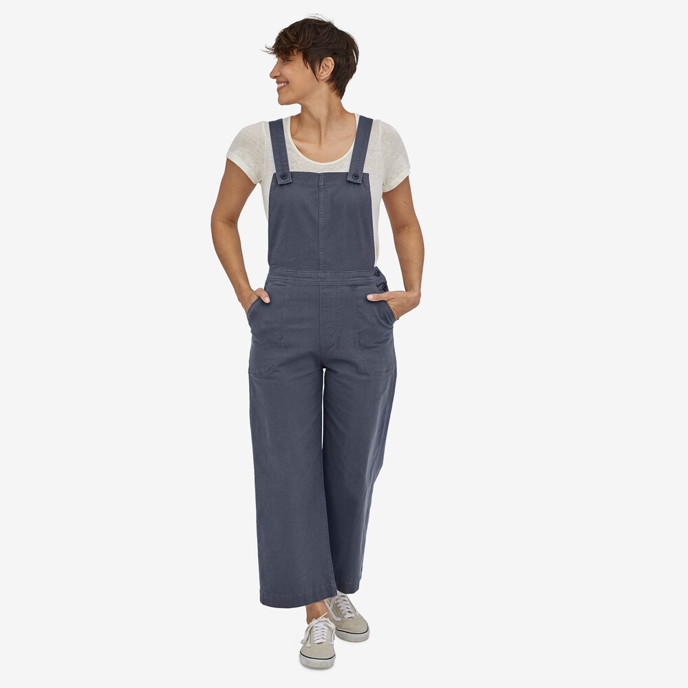 Damen-Overall mit Stehkragen und kurzem Bein