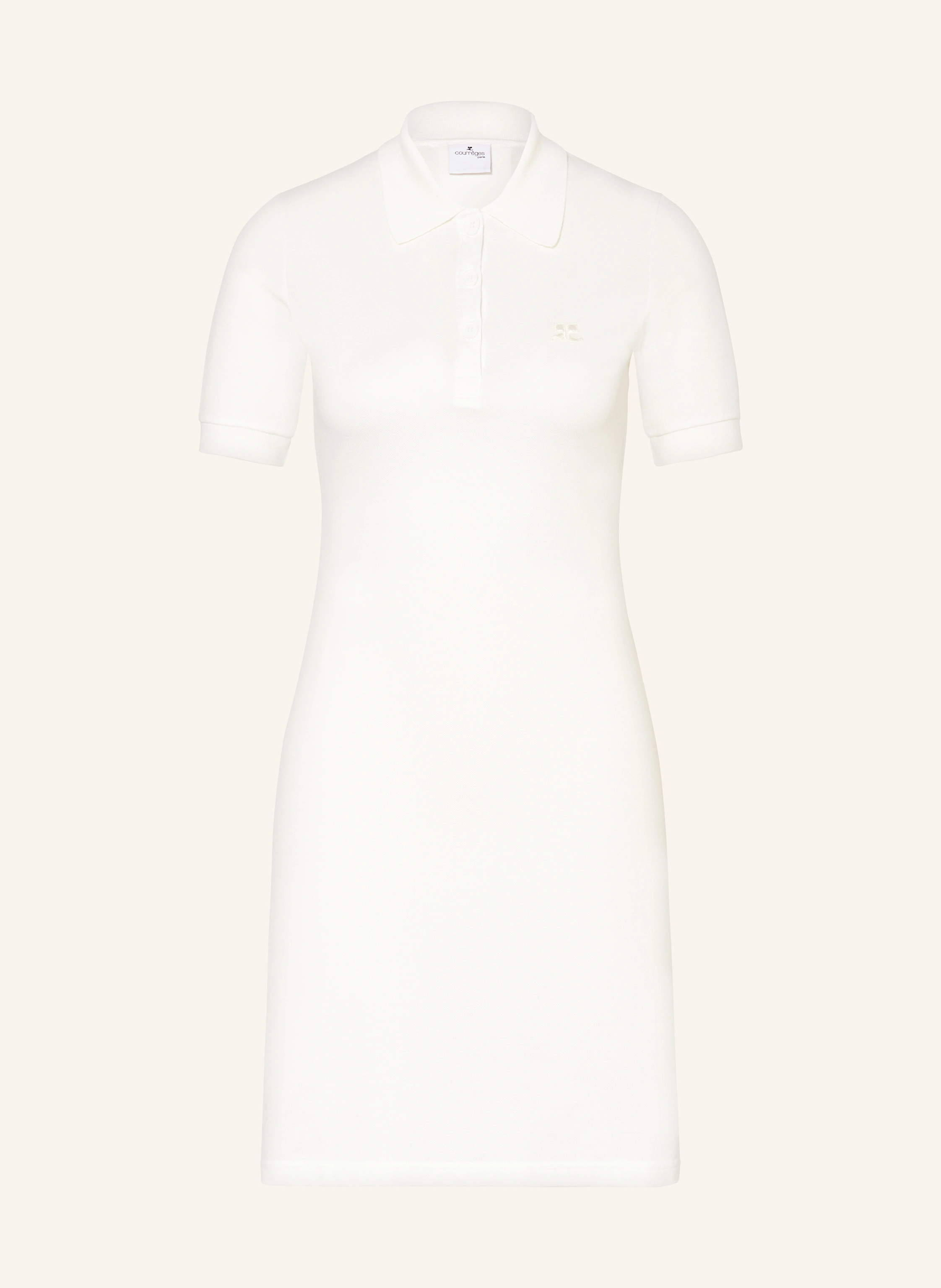 Courrèges Piqué-Polokleid