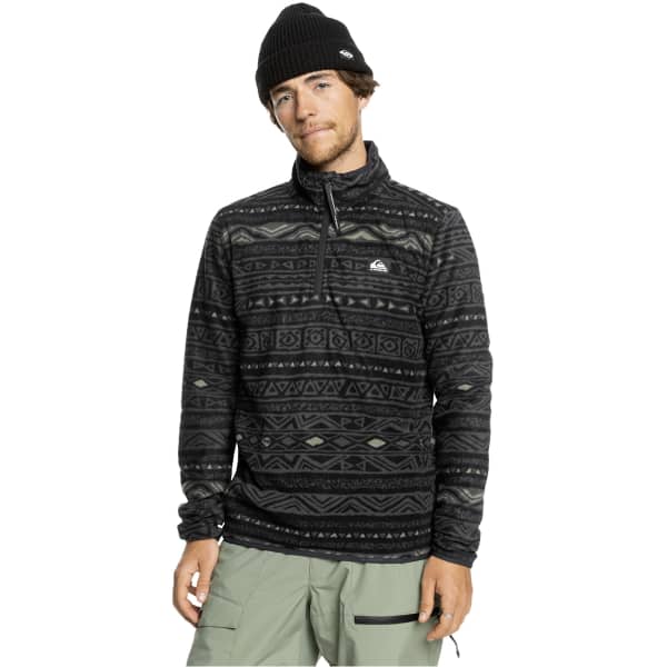 Sweat polaire QUIKSILVER AKER HZ FLEECE TRIBAL HERITAGE LAYER TRIBAL HERITAGE LAYER BLACK