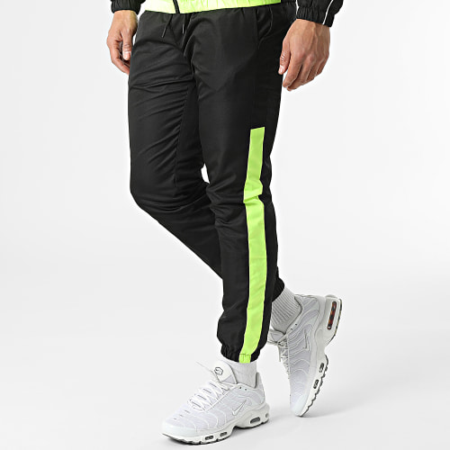 Ensemble De Survêtement TX-746 Noir Jaune Fluo