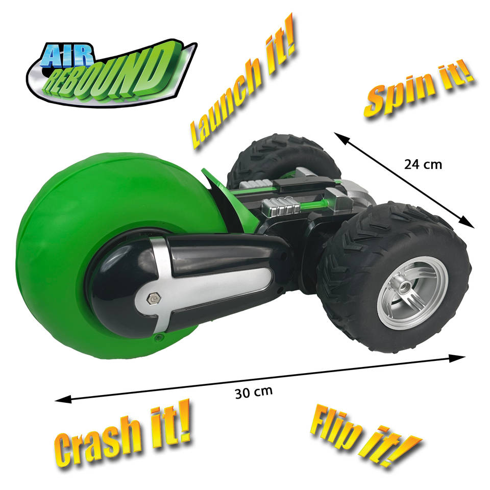 Gear2Play op afstand bestuurbare Air Rebound stuntauto