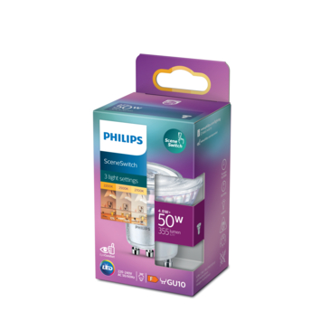 Philips LED spot GU10 50W sceneswitch