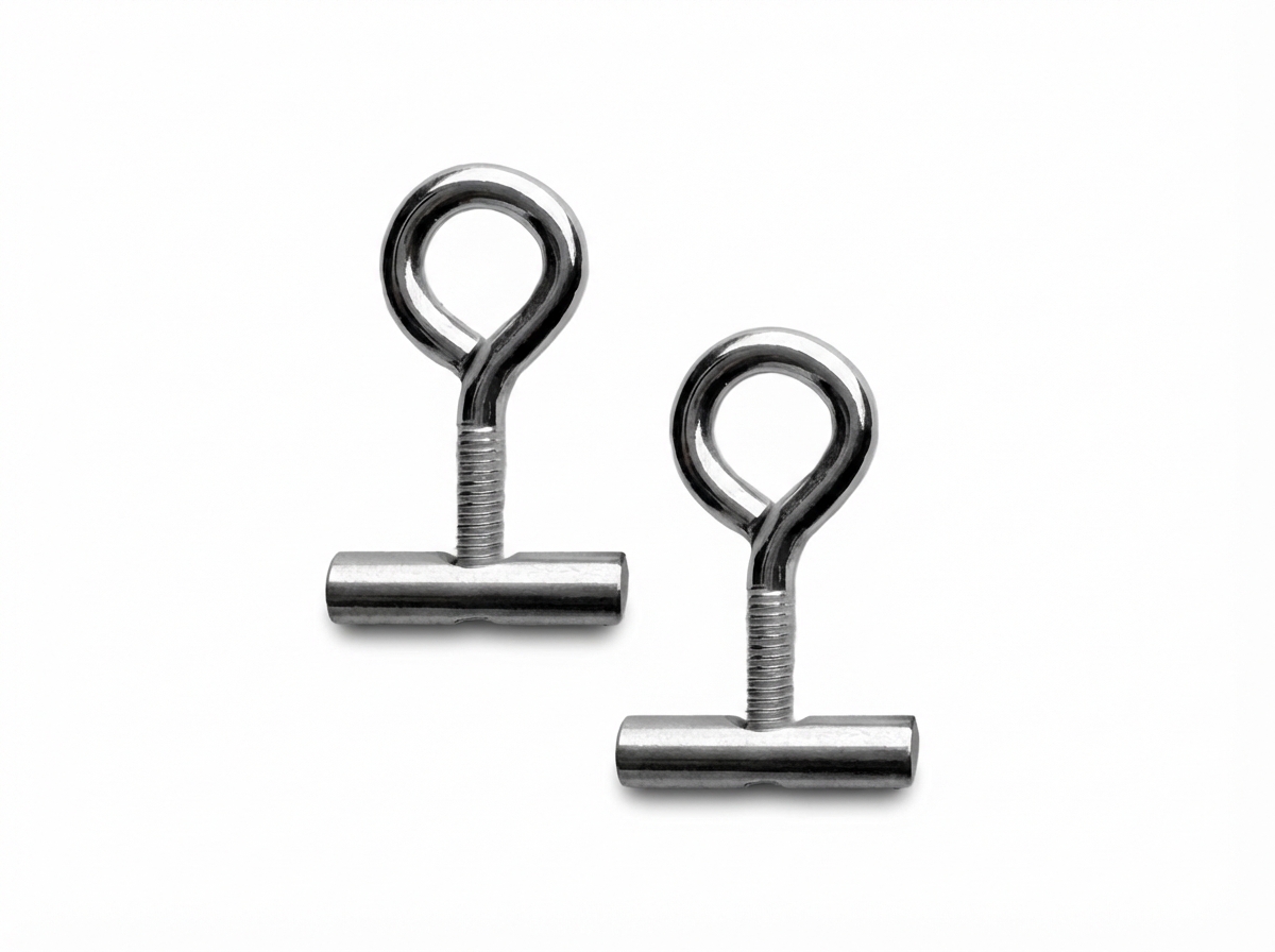 040parts 10 mm railstopper met schroefoog - Set van 2