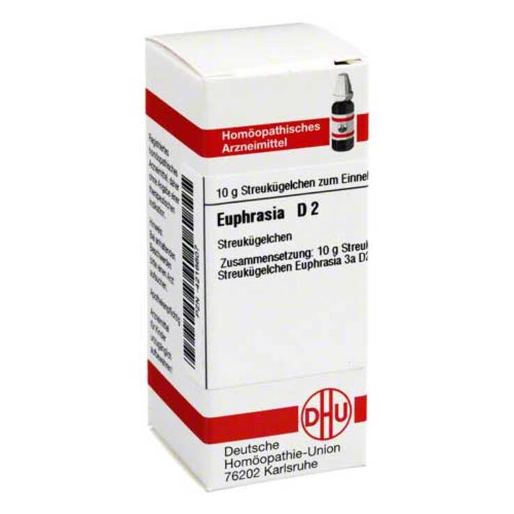 DHU Euphrasia D 2 Globuli, 10 g