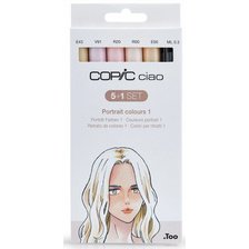 Marqueur ciao, kit de 5+1 'Portrait 1'