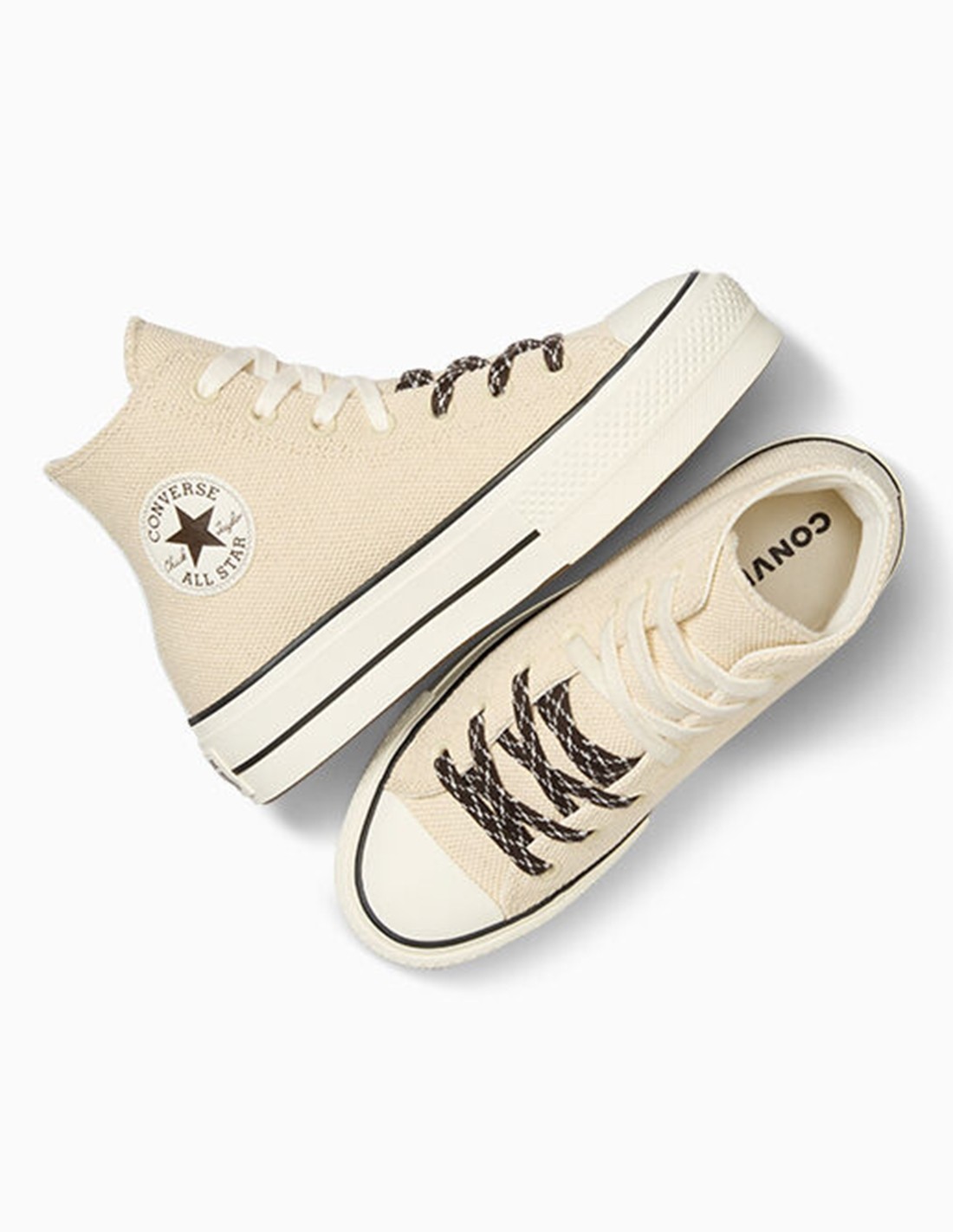 converse Sneakers femme ctas lift hi Beige