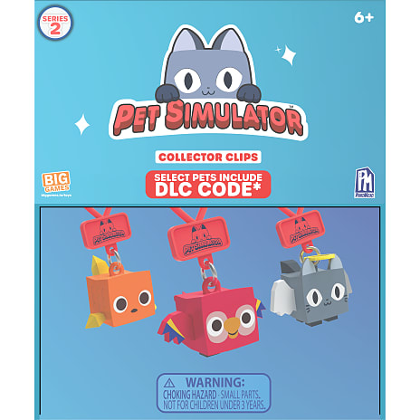 Pet simulator collector clips S2 - flere varianter - assorteret