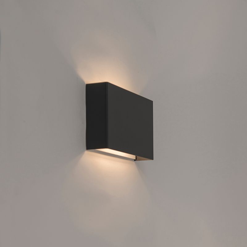 Smart wandlamp zwart 24 cm incl. 2 Wifi G9 - Otan