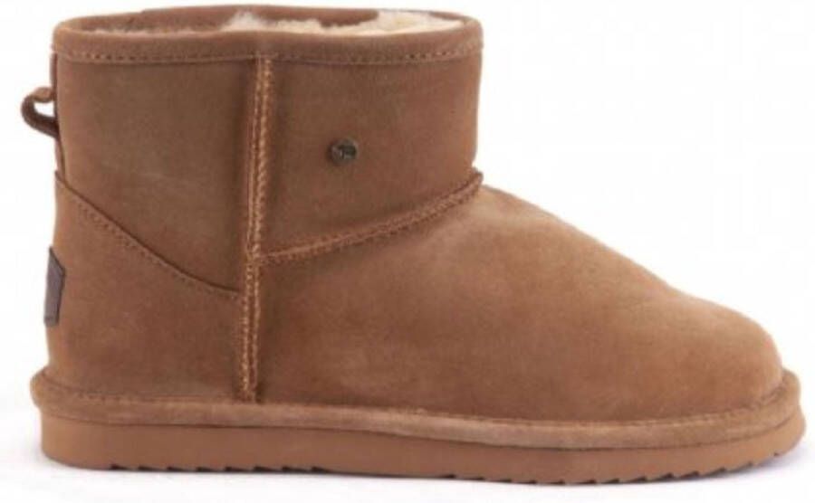 Warmbat Australia Wallaby gevoerde suède enkelboots camel Bruin Suede 33