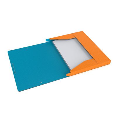Oxford Bicolor Recyc+ - Boîte de classement carton - dos 25 mm - disponible dans différentes couleurs