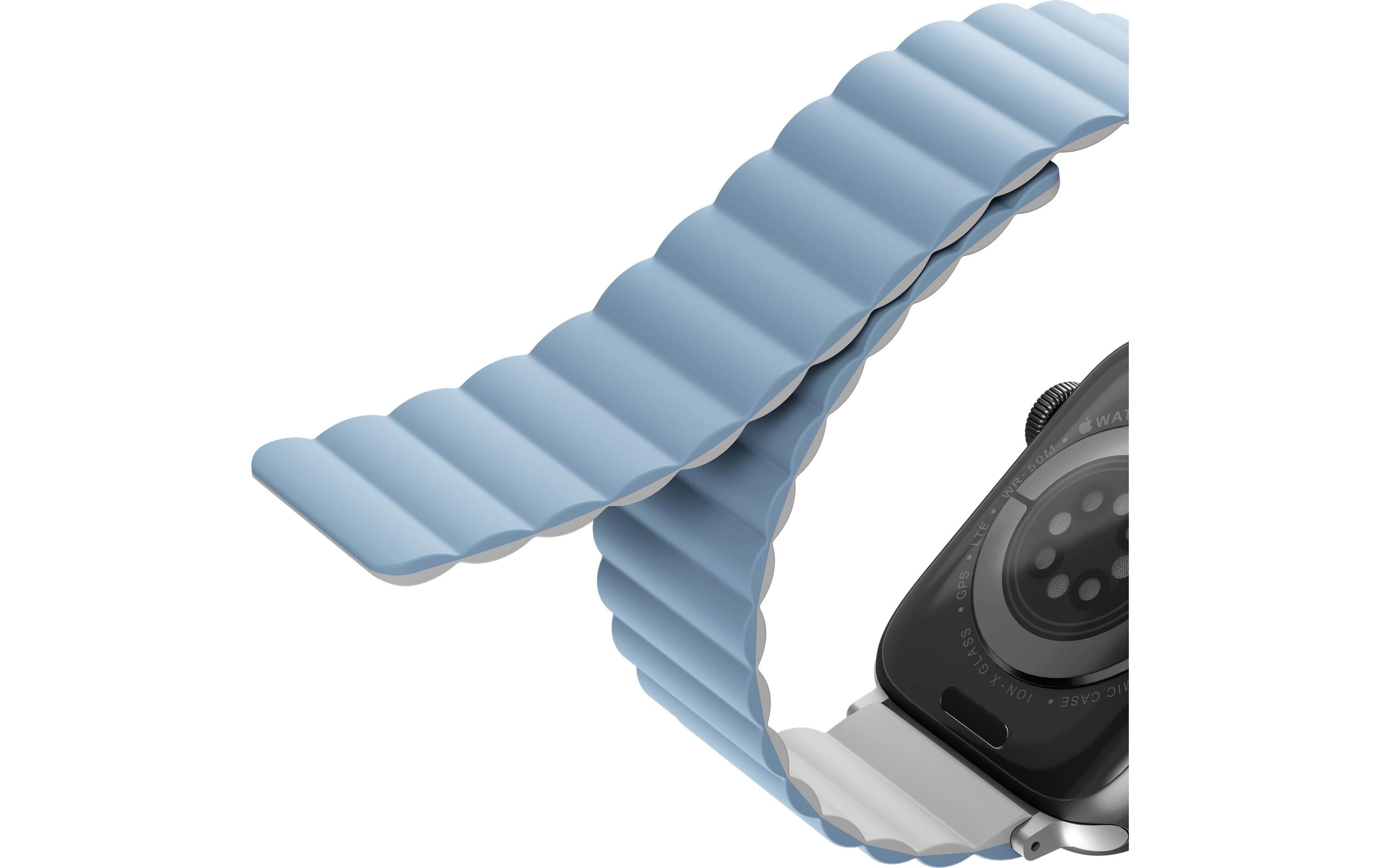 Armband Revix Apple Watch 40/41/42 mm Weiss BlauPassend zur Apple Watch 40/41/42 mm