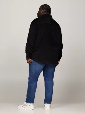 Camisa de veludo cotelê grosso com modelagem relaxada