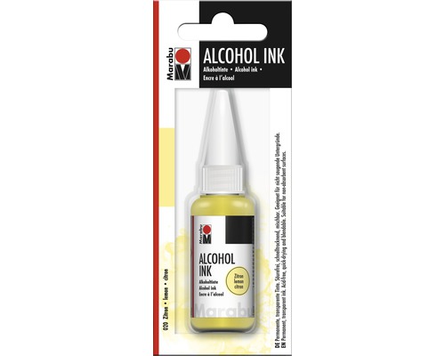 Marabu Alcohol Ink, citroen 020, 20 ml